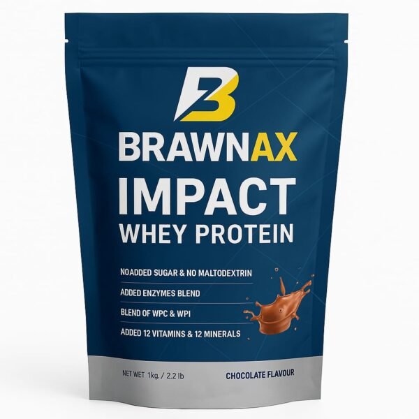BRAWNAX IMPACT Whey Protein – Chocolate Flavour